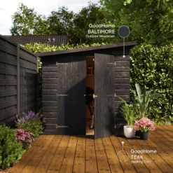 GoodHome Outdoor Baltimore Satin Quick Dry Wood Stain, 750ml -Trade Point Sale goodhome outdoor baltimore satin quick dry wood stain 750ml5059340297163 19i EN 2022