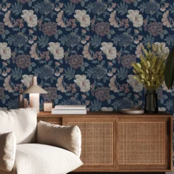 GoodHome Padworth Navy Woven Effect Textured Wallpaper 8 GoodHome Padworth Navy Woven Effect Textured Wallpaper -Trade Point Sale goodhome padworth navy woven effect textured wallpaper5059340831794 01i