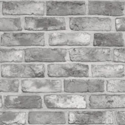 GoodHome Pernay Grey Brick Glitter Effect Textured Wallpaper -Trade Point Sale goodhome pernay grey brick glitter effect textured wallpaper3663602559672 39c