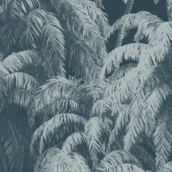GoodHome Pumpe Blue Palm Trees Textured Wallpaper -Trade Point Sale goodhome pumpe blue palm trees textured wallpaper5059340410081 37c