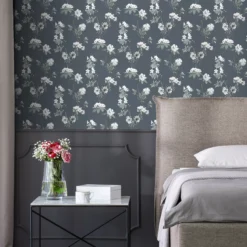 GoodHome Rubin Light Grey Floral Textured Wallpaper -Trade Point Sale goodhome rubin light grey floral textured wallpaper5059340410753 01i