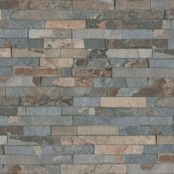 GoodHome Smara Red & Slate Brick Effect Textured Wallpaper -Trade Point Sale goodhome smara red slate brick effect textured wallpaper5059340410876 36c