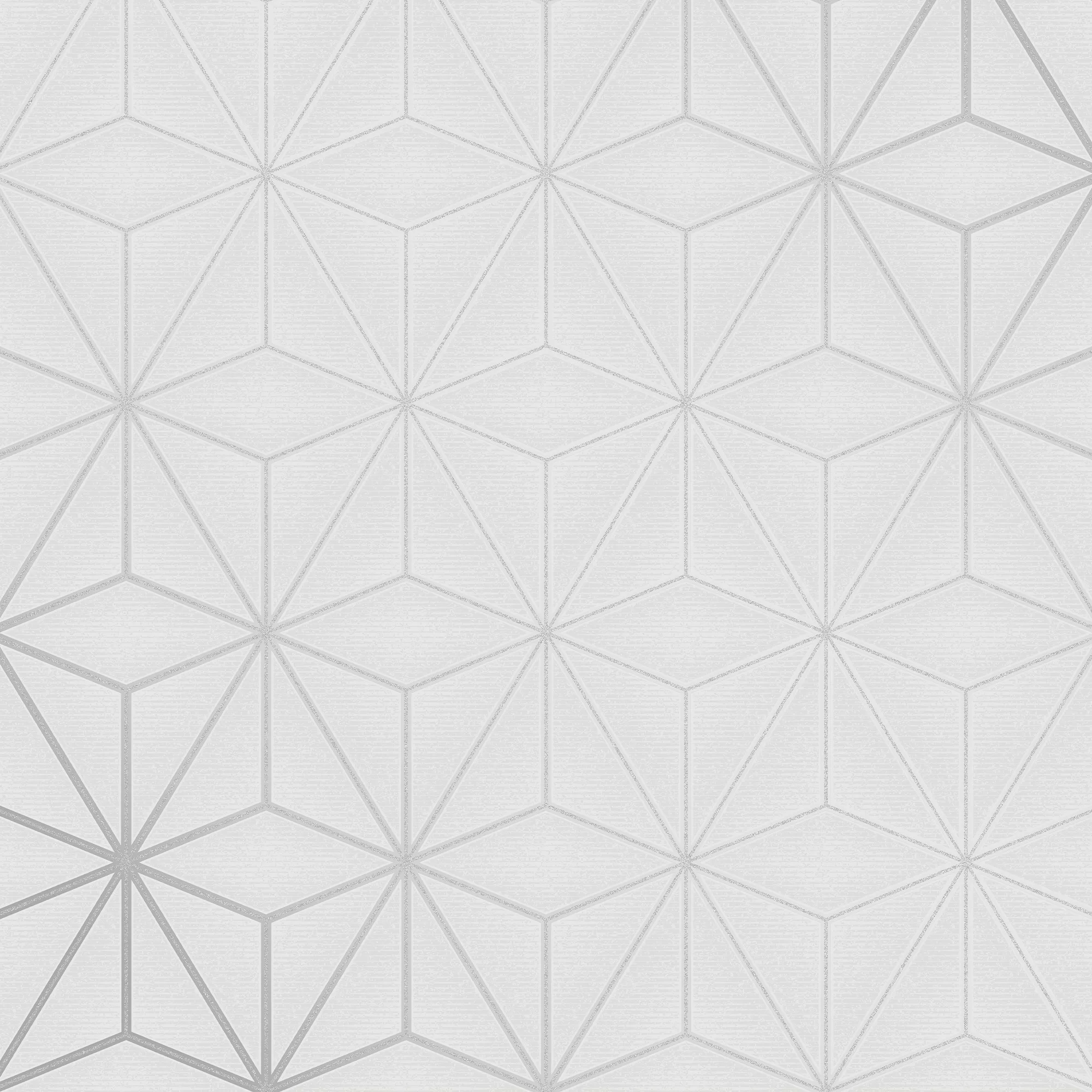 GoodHome Tattenhall Grey Geometric Metallic Effect Textured Wallpaper 4 GoodHome Tattenhall Grey Geometric Metallic Effect Textured Wallpaper - Image 2