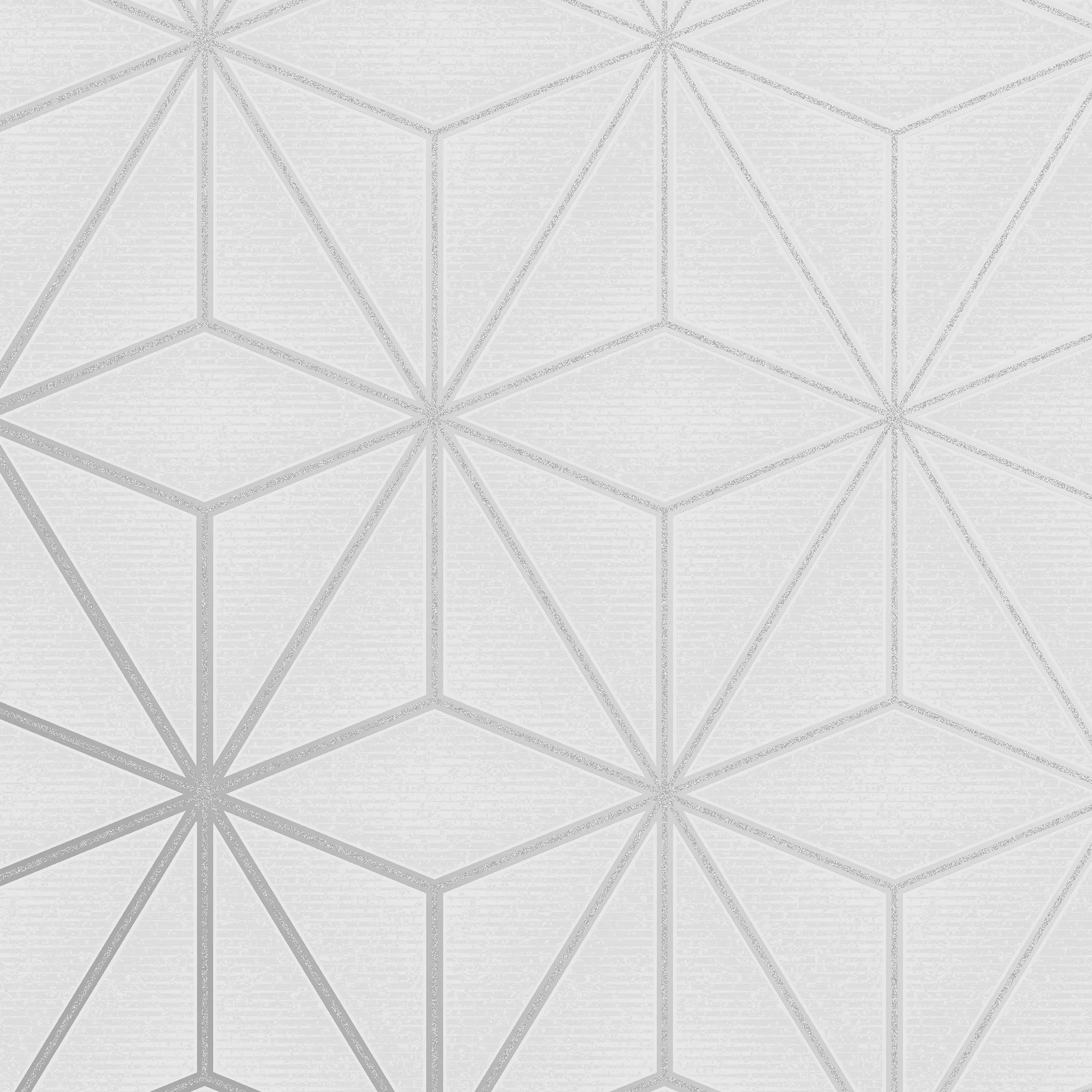 GoodHome Tattenhall Grey Geometric Metallic Effect Textured Wallpaper 5 GoodHome Tattenhall Grey Geometric Metallic Effect Textured Wallpaper - Image 3