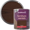 GoodHome Walnut Gloss Multi-surface Furniture Wood Varnish, 750ml -Trade Point Sale goodhome walnut gloss multi surface furniture wood varnish 750ml5059340486895 21c