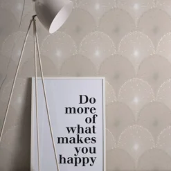 GoodHome Zamia Beige Art Deco Silver Effect Textured Wallpaper -Trade Point Sale goodhome zamia beige art deco silver effect textured wallpaper3663602561071 01i bq