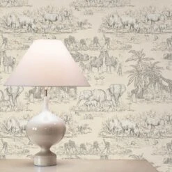GoodHome Zircon Cream Watering Hole Metallic Effect Smooth Wallpaper -Trade Point Sale goodhome zircon cream watering hole metallic effect smooth wallpaper3663602020325 21i