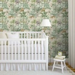 Grandeco Green Safari Jungle Smooth Wallpaper -Trade Point Sale grandeco green safari jungle smooth wallpaper5411012481353 01i bq