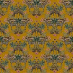 Grandeco Yellow Animal Smooth Wallpaper -Trade Point Sale grandeco yellow animal smooth wallpaper5411012466015 02c