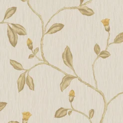 Holden Décor Opus Lia Beige & Yellow Metallic Effect Floral Trail Embossed Wallpaper -Trade Point Sale holden decor opus lia beige yellow metallic effect floral trail embossed wallpaper5022976351752 37c bq