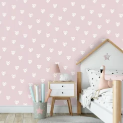 Holden Décor Pink Heart Smooth Wallpaper -Trade Point Sale holden decor pink heart smooth wallpaper5022976420656 01i bq