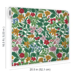 Joules Arts & Crafts Multicolour Floral Smooth Wallpaper -Trade Point Sale joules arts crafts multicolour floral smooth wallpaper5011583526097 02t bq