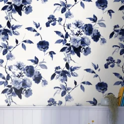 Joules Blue Boho Bloom Smooth Wallpaper 12 Joules Blue Boho Bloom Smooth Wallpaper -Trade Point Sale joules blue boho bloom smooth wallpaper5011583526639 21i bq