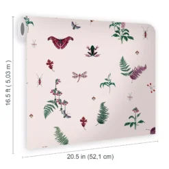 Joules Blush Creme Midnight Beasts Smooth Wallpaper -Trade Point Sale joules blush creme midnight beasts smooth wallpaper5011583526752 02t bq