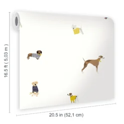 Joules Cream Harbour Dog Smooth Wallpaper -Trade Point Sale joules cream harbour dog smooth wallpaper5011583526608 02t bq