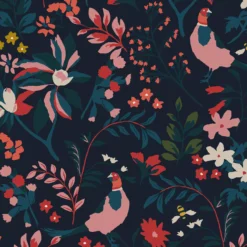 Joules Fields Edge Navy Floral Smooth Wallpaper -Trade Point Sale joules fields edge navy floral smooth wallpaper5011583526844 37c bq