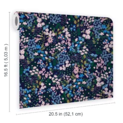 Joules Gilmorton Blue Ditsy Garden Floral Smooth Wallpaper -Trade Point Sale joules gilmorton blue ditsy garden floral smooth wallpaper5011583526905 02t bq