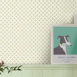 Joules Green Geometric Smooth Wallpaper -Trade Point Sale joules green geometric smooth wallpaper5011583527209 21i bq