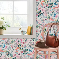 Joules Multicolour Bird & Floral Smooth Wallpaper -Trade Point Sale joules multicolour bird floral smooth wallpaper5011583526875 20i bq