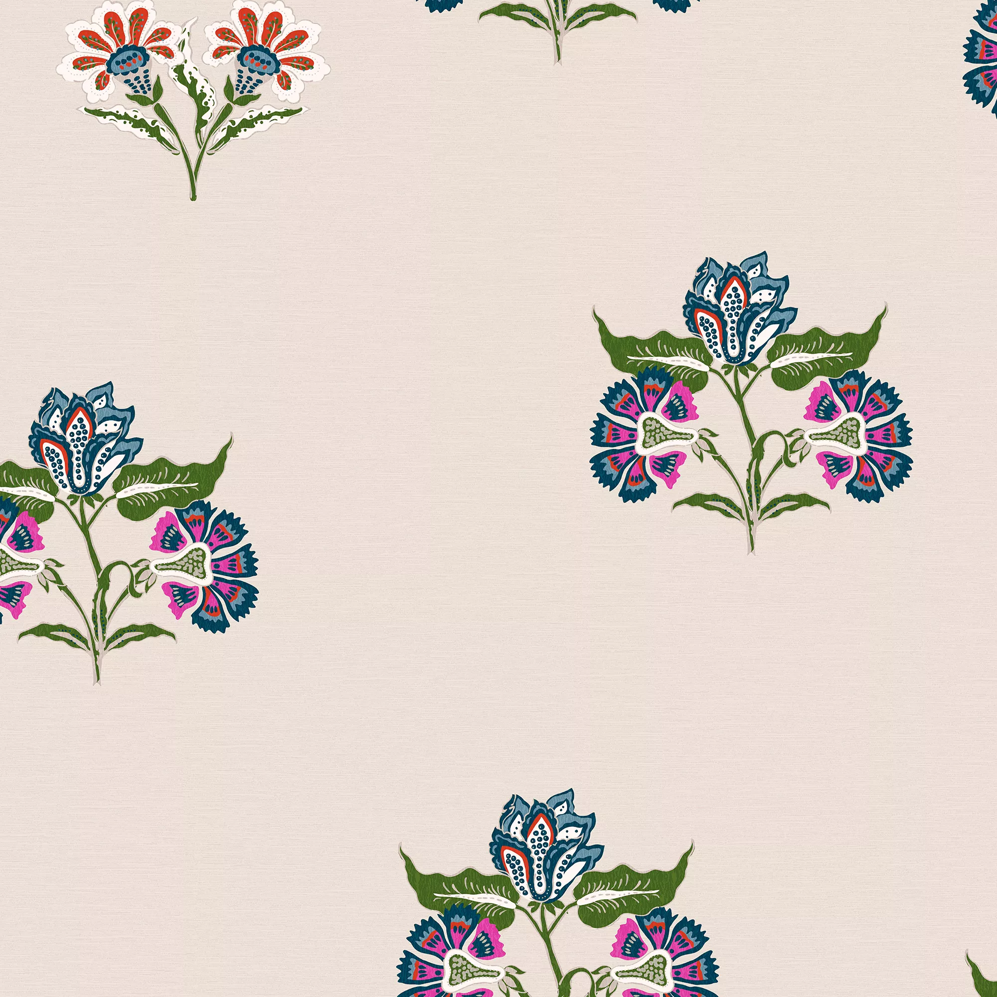 Joules Multicolour Floral Smooth Wallpaper 4 Joules Multicolour Floral Smooth Wallpaper - Image 2