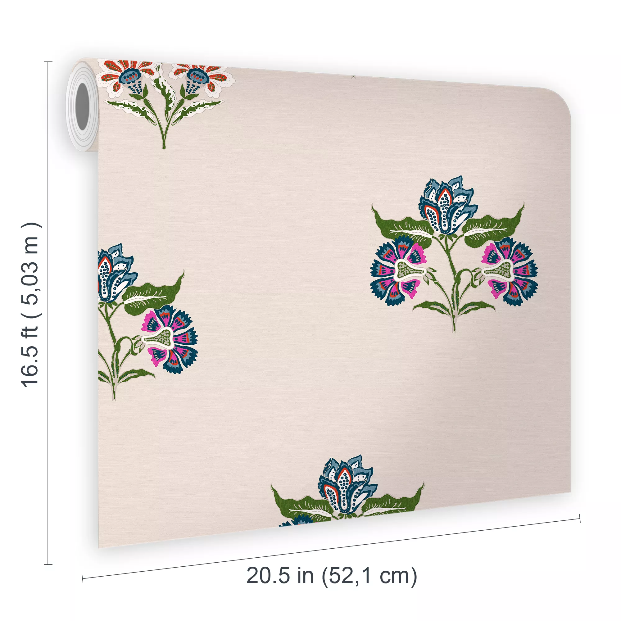 Joules Multicolour Floral Smooth Wallpaper 8 Joules Multicolour Floral Smooth Wallpaper - Image 6