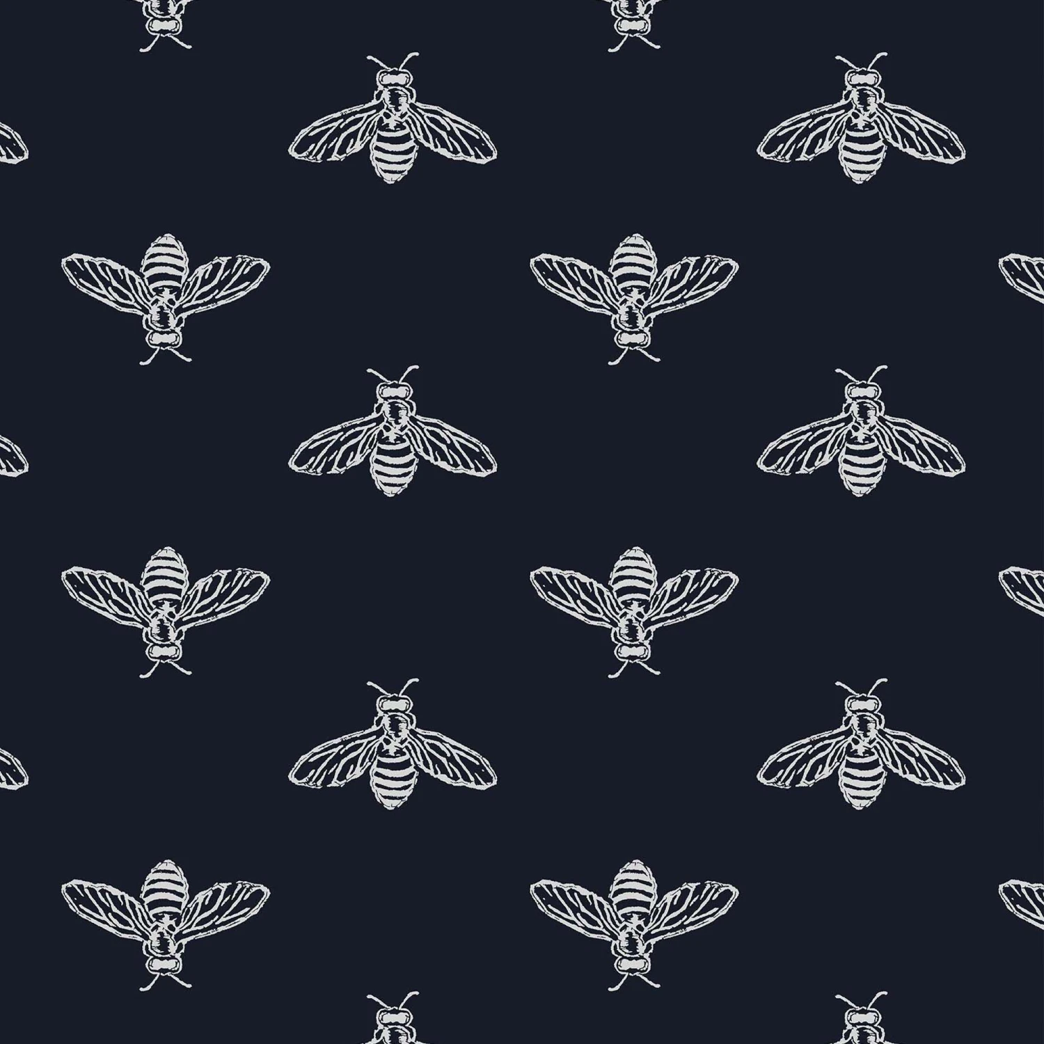 Joules Navy Bee Smooth Wallpaper 4 Joules Navy Bee Smooth Wallpaper - Image 2