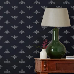 Joules Navy Bee Smooth Wallpaper 12 Joules Navy Bee Smooth Wallpaper -Trade Point Sale joules navy bee smooth wallpaper5011583526189 21i bq