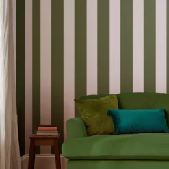 Joules Olive Harborough Stripe Smooth Wallpaper -Trade Point Sale joules olive harborough stripe smooth wallpaper5011583526240 20i bq