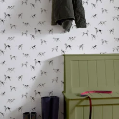 Joules White Dogs Smooth Wallpaper -Trade Point Sale joules white dogs smooth wallpaper5011583526578 20i bq