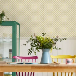 Joules Yellow Geometric Smooth Wallpaper -Trade Point Sale joules yellow geometric smooth wallpaper5011583527148 20i bq