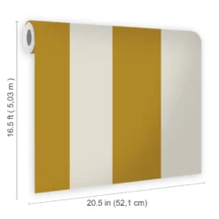 Joules Yellow Harbaugh Stripe Smooth Wallpaper 13 Joules Yellow Harbaugh Stripe Smooth Wallpaper -Trade Point Sale joules yellow harbaugh stripe smooth wallpaper5011583526271 02t bq