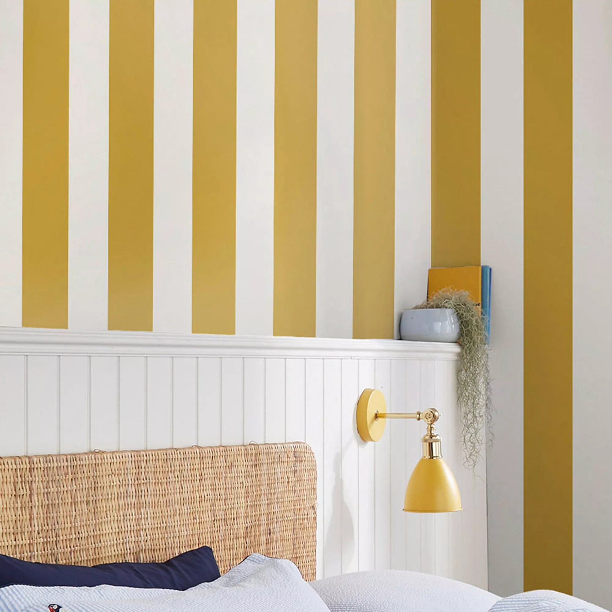 Joules Yellow Harbaugh Stripe Smooth Wallpaper 7 Joules Yellow Harbaugh Stripe Smooth Wallpaper - Image 5