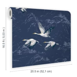 Laura Ashley Animalia Midnight Animal Smooth Wallpaper -Trade Point Sale laura ashley animalia midnight animal smooth wallpaper5011583486384 02t bq