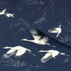 Laura Ashley Animalia Midnight Animal Smooth Wallpaper -Trade Point Sale laura ashley animalia midnight animal smooth wallpaper5011583486384 36c bq