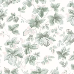 Laura Ashley Autumn Sage Green Leaves Smooth Wallpaper -Trade Point Sale laura ashley autumn sage green leaves smooth wallpaper5011583524260 37c bq