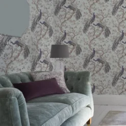 Laura Ashley Belvedere Duck Egg Peacock Smooth Wallpaper -Trade Point Sale laura ashley belvedere duck egg peacock smooth wallpaper5011583468380 21i bq