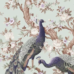 Laura Ashley Belvedere Duck Egg Peacock Smooth Wallpaper -Trade Point Sale laura ashley belvedere duck egg peacock smooth wallpaper5011583468380 37c bq