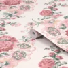 Laura Ashley Country Charm Pink Floral Smooth Wallpaper -Trade Point Sale laura ashley country charm pink floral smooth wallpaper5011583524178 36c bq