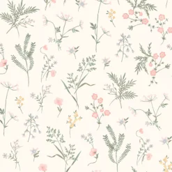 Laura Ashley Country Charm Pink Leaves Smooth Wallpaper -Trade Point Sale laura ashley country charm pink leaves smooth wallpaper5011583524208 02c bq