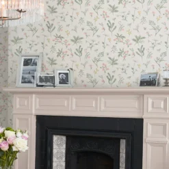 Laura Ashley Country Charm Pink Leaves Smooth Wallpaper -Trade Point Sale laura ashley country charm pink leaves smooth wallpaper5011583524208 20i bq