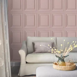 Laura Ashley Country Charm Pink Wood Panel Smooth Wallpaper -Trade Point Sale laura ashley country charm pink wood panel smooth wallpaper5011583492774 21i bq