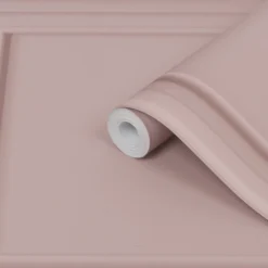 Laura Ashley Country Charm Pink Wood Panel Smooth Wallpaper