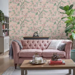 Laura Ashley Eglantine Blush Trail Smooth Wallpaper -Trade Point Sale laura ashley eglantine blush trail smooth wallpaper5011583467604 20i bq