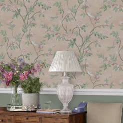 Laura Ashley Eglantine Blush Trail Smooth Wallpaper -Trade Point Sale laura ashley eglantine blush trail smooth wallpaper5011583467604 21i bq