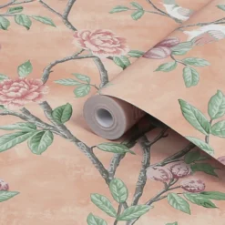 Laura Ashley Eglantine Blush Trail Smooth Wallpaper -Trade Point Sale laura ashley eglantine blush trail smooth wallpaper5011583467604 36c bq