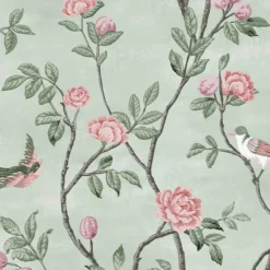 Laura Ashley Eglantine Eau De Nil Trail Smooth Wallpaper -Trade Point Sale laura ashley eglantine eau de nil trail smooth wallpaper5011583467574 37c bq