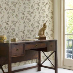 Laura Ashley Elderwood Neutral Floral Smooth Wallpaper -Trade Point Sale laura ashley elderwood neutral floral smooth wallpaper5011583466829 21i bq