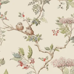Laura Ashley Elderwood Neutral Floral Smooth Wallpaper -Trade Point Sale laura ashley elderwood neutral floral smooth wallpaper5011583466829 37c bq