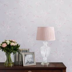 Laura Ashley Eva Sugared Grey Floral Smooth Wallpaper -Trade Point Sale laura ashley eva sugared grey floral smooth wallpaper5011583524598 21i bq