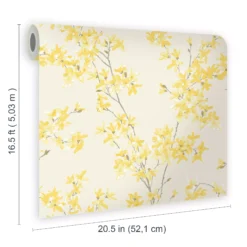 Laura Ashley Forstyhia Sunshine Floral Smooth Wallpaper 13 Laura Ashley Forstyhia Sunshine Floral Smooth Wallpaper -Trade Point Sale laura ashley forstyhia sunshine floral smooth wallpaper5011583466942 02t bq